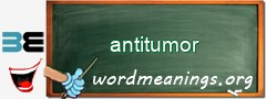 WordMeaning blackboard for antitumor
